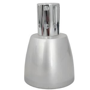 Lampe Berger Metallic Pearly Silver Fragrance Diffuser Oil Lamp Wick Vintage MCM